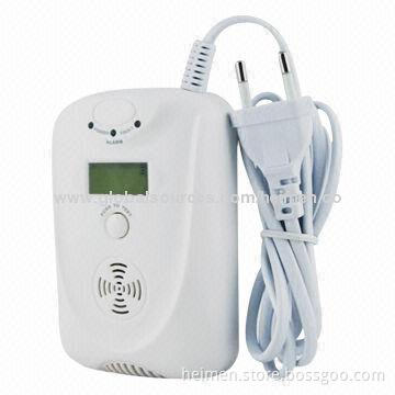 Semiconductor Sensor Natural Gas and CO Detector with LCD Display